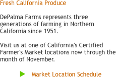 Fresh California Produce 